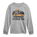 Instant Message - Let's Get Out There - Youth Long Sleeve Graphic T-Shirt