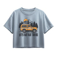 Instant Message - Let's Get Out There - Youth Girl Short Sleeve Boxy Tee