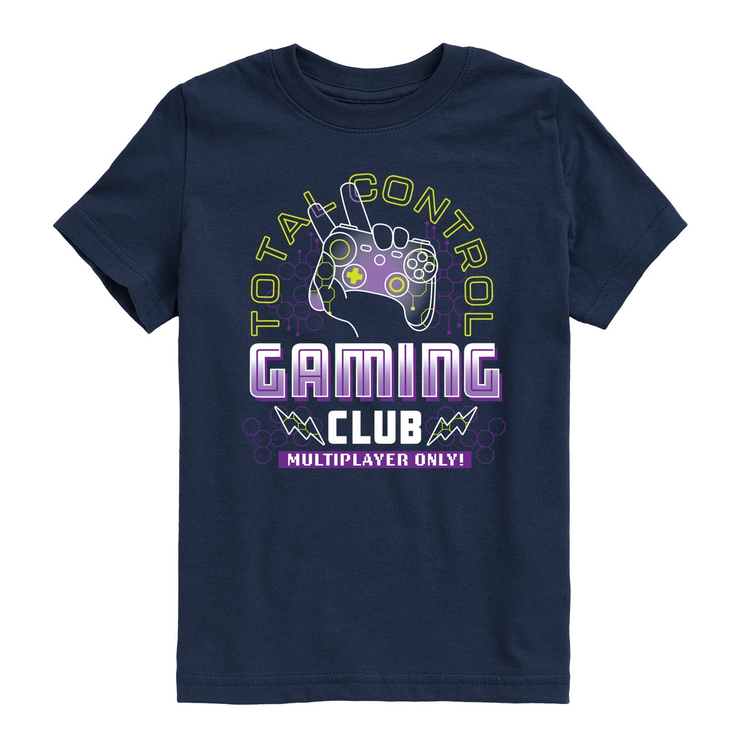 Instant Message - Total Control Gaming Club - Youth Short Sleeve Graphic T-Shirt