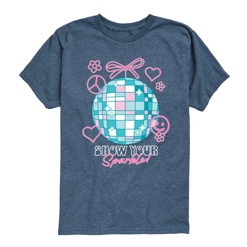 Instant Message - Show Your Sparkle - Youth Short Sleeve Graphic T-Shirt