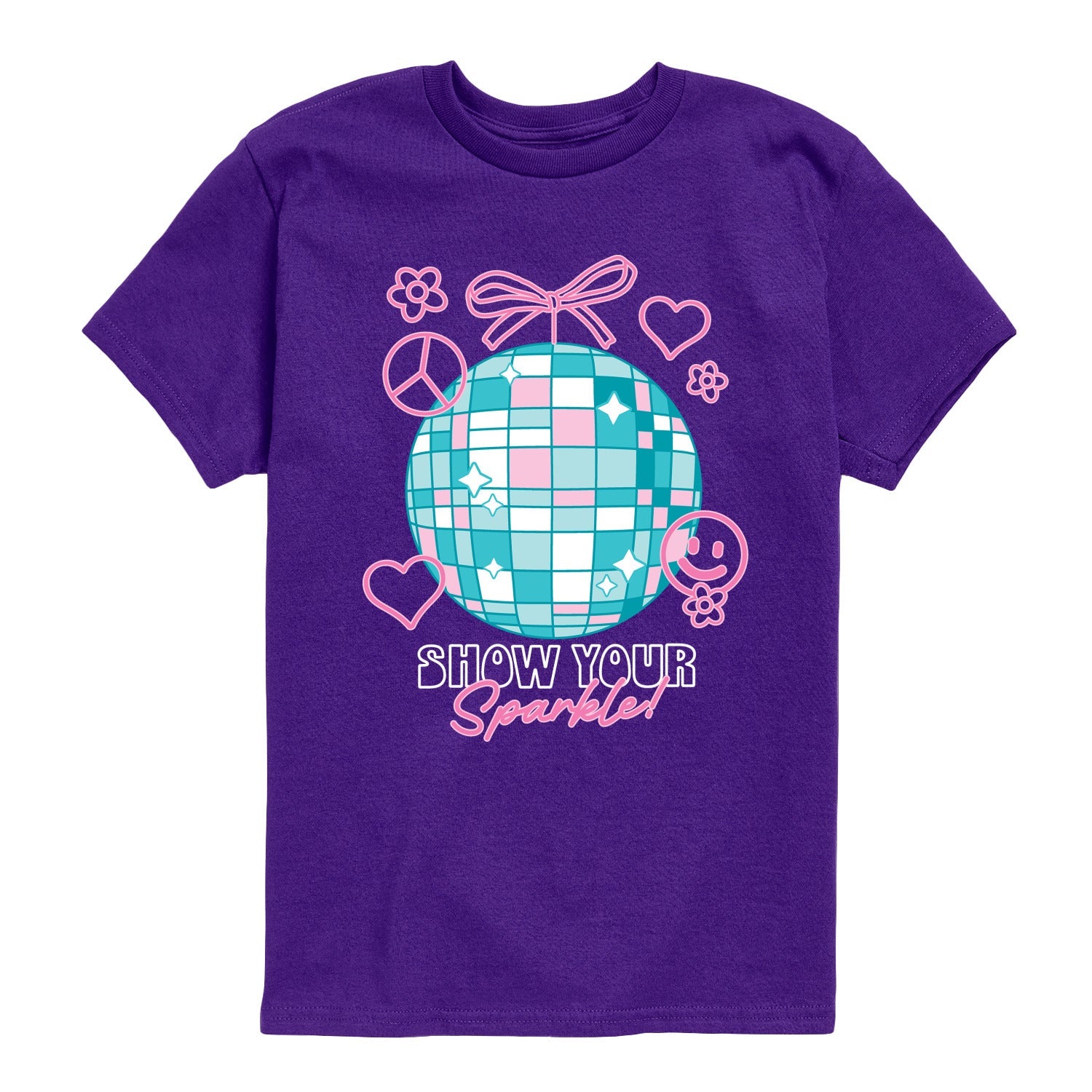 Instant Message - Show Your Sparkle - Youth Short Sleeve Graphic T-Shirt