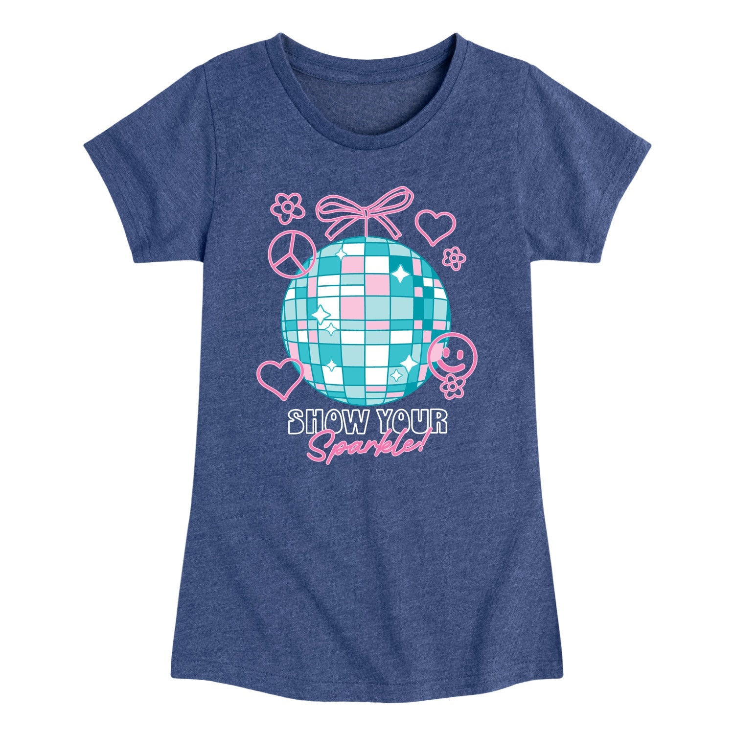 Instant Message - Show Your Sparkle - Youth Girls Short Sleeve T-Shirt