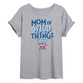 Dr. Seuss - Mom of Wild Things - Women's Oversized Graphic T-Shirt