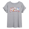 Dr. Seuss - Mom Seuss Characters - Women's Oversized Graphic T-Shirt