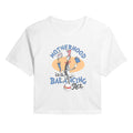 Dr. Seuss - Motherhood is a Balancing Act - Women's Cropped Short Sleeve Graphic T-Shirt