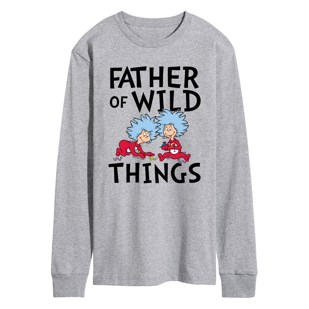 Dr. Seuss - Father of Wild Things - Men's Long Sleeve Graphic T-Shirt