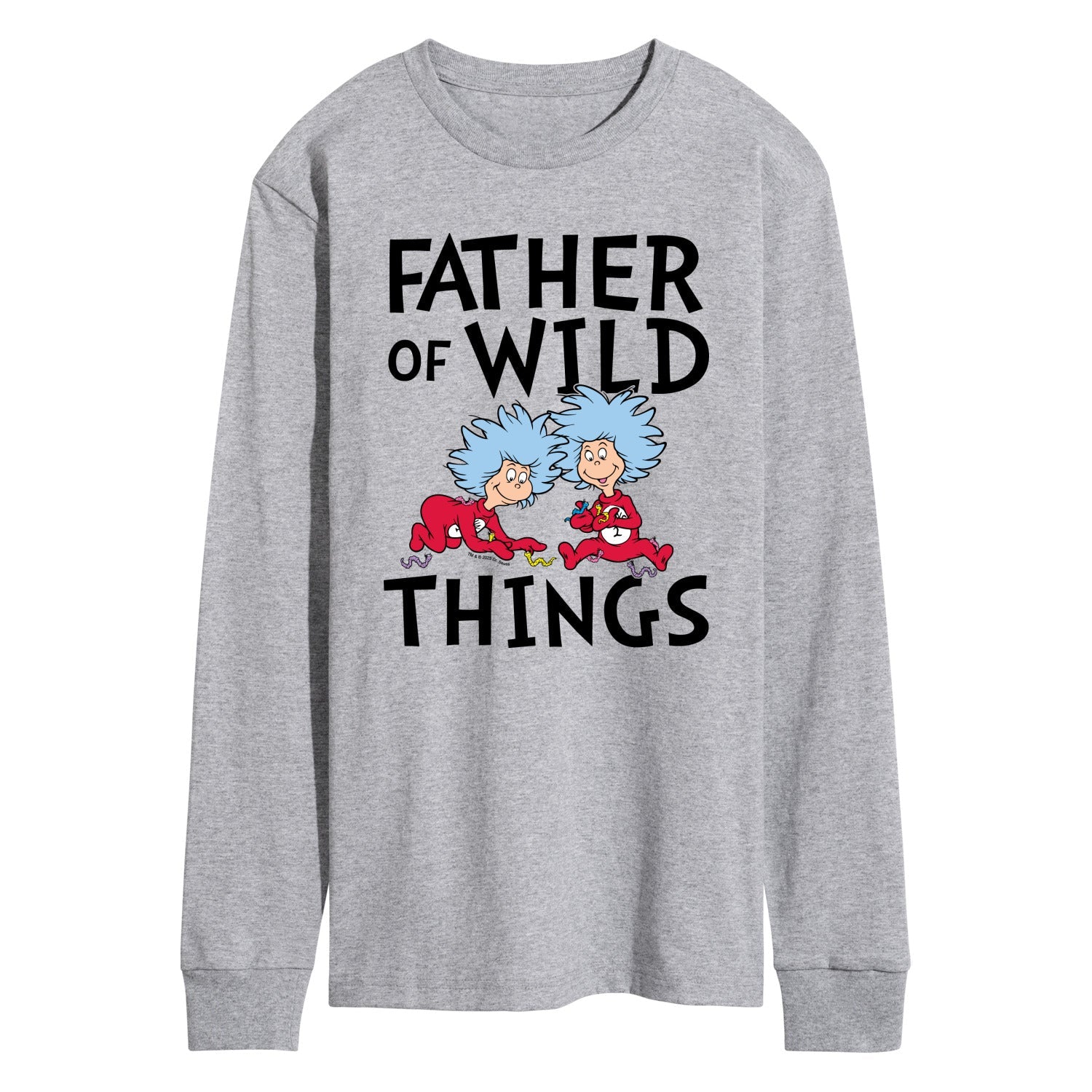 Dr. Seuss - Father of Wild Things - Men's Long Sleeve Graphic T-Shirt