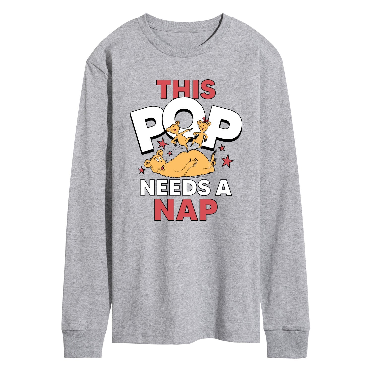 Dr. Seuss - This Pop Needs A Nap - Men's Long Sleeve Graphic T-Shirt