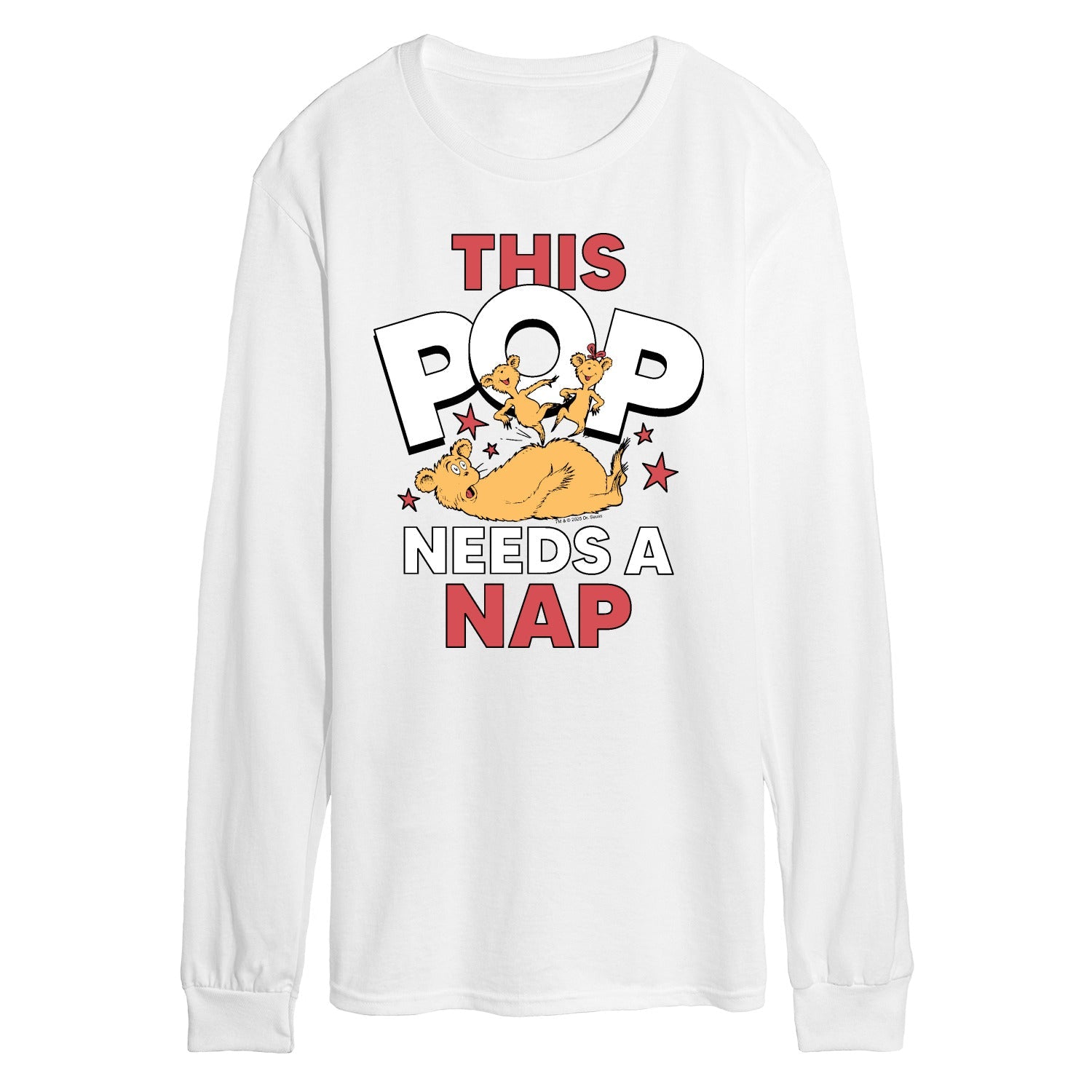 Dr. Seuss - This Pop Needs A Nap - Men's Long Sleeve Graphic T-Shirt