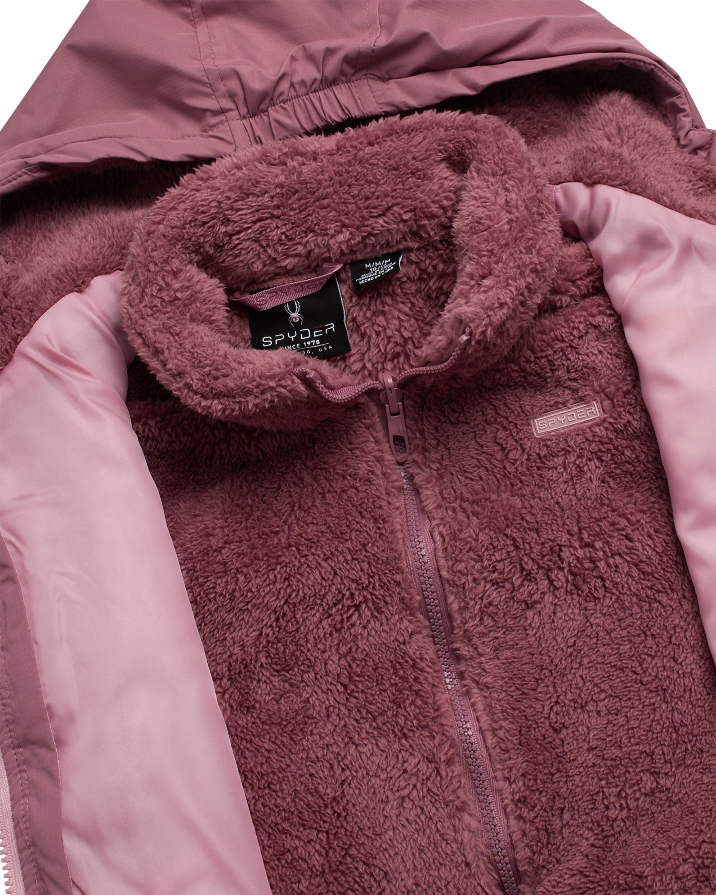 Spyder Girls' 3-in-1 Jacket - Mauve