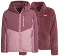 Spyder Girls' 3-in-1 Jacket - Mauve