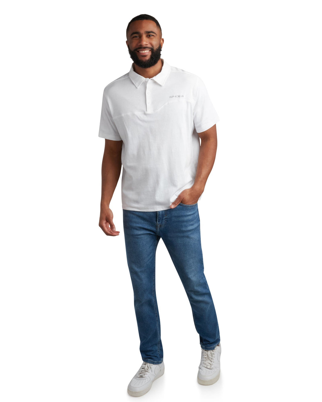 Spyder Men's Short Sleeve Interlock - White
