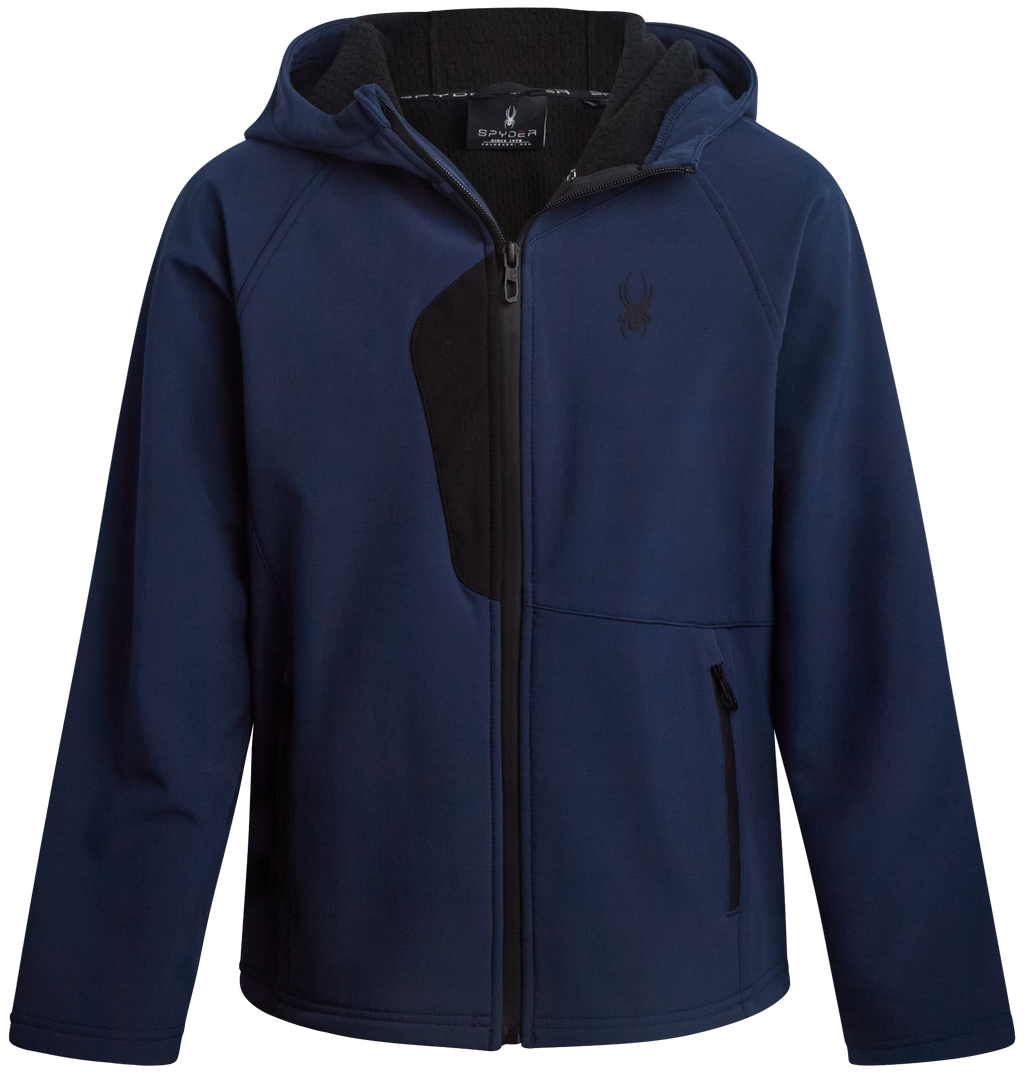 Spyder Boys' Softshell Jacket - Navy