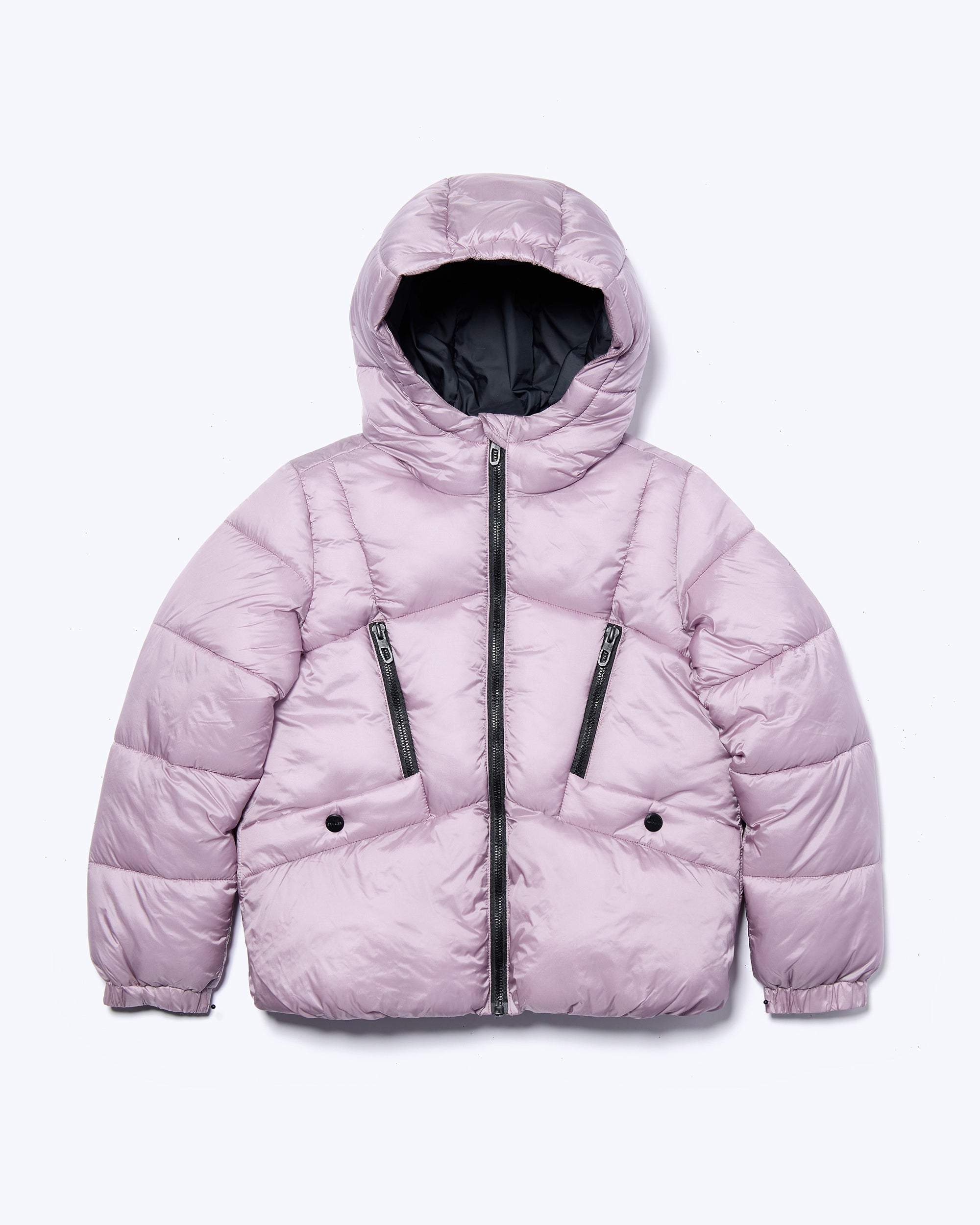 Spyder Girls' Silk Shine Puffer Jacket - Dusty Grape
