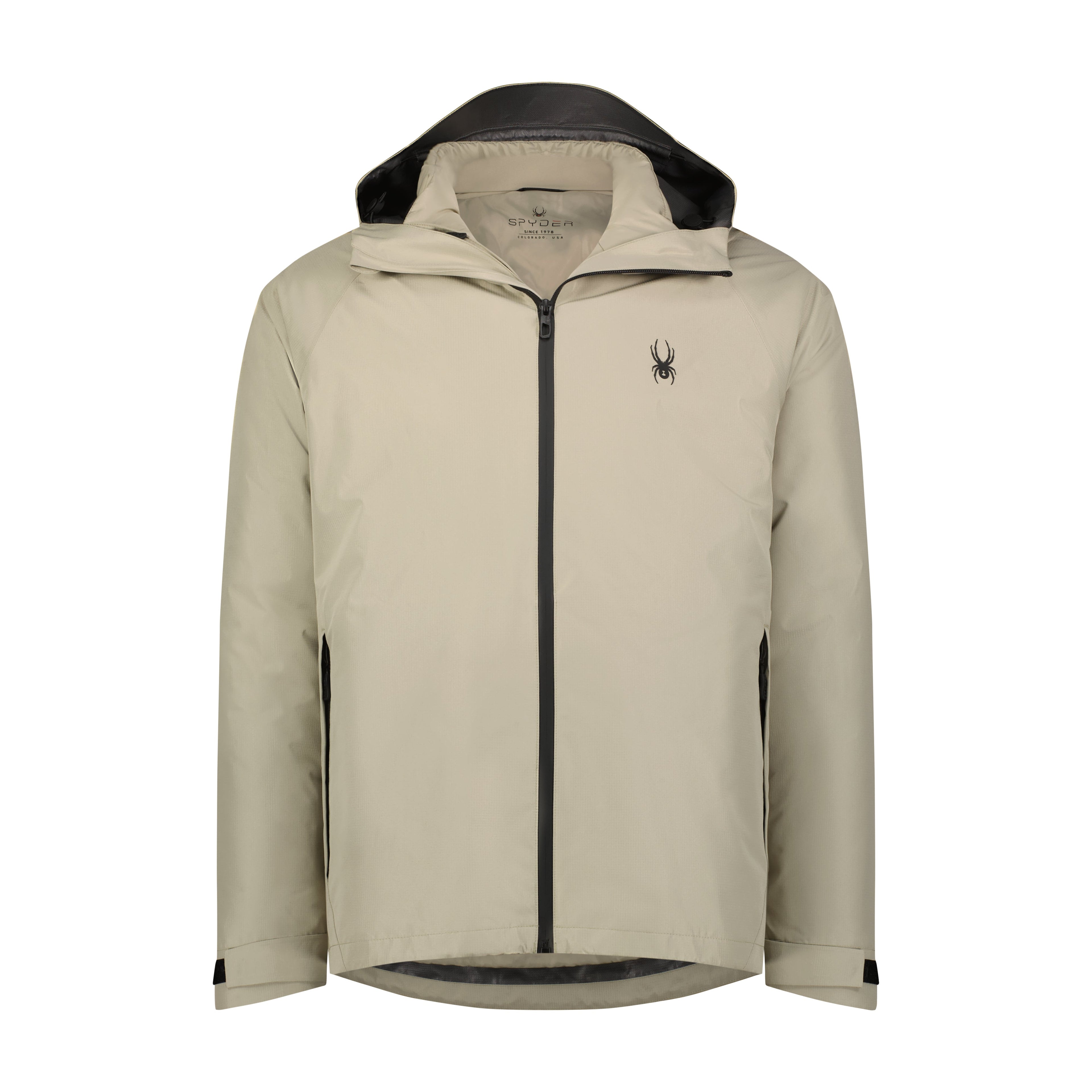 Spyder Men's 2-in-1 Rain Jacket - Stone