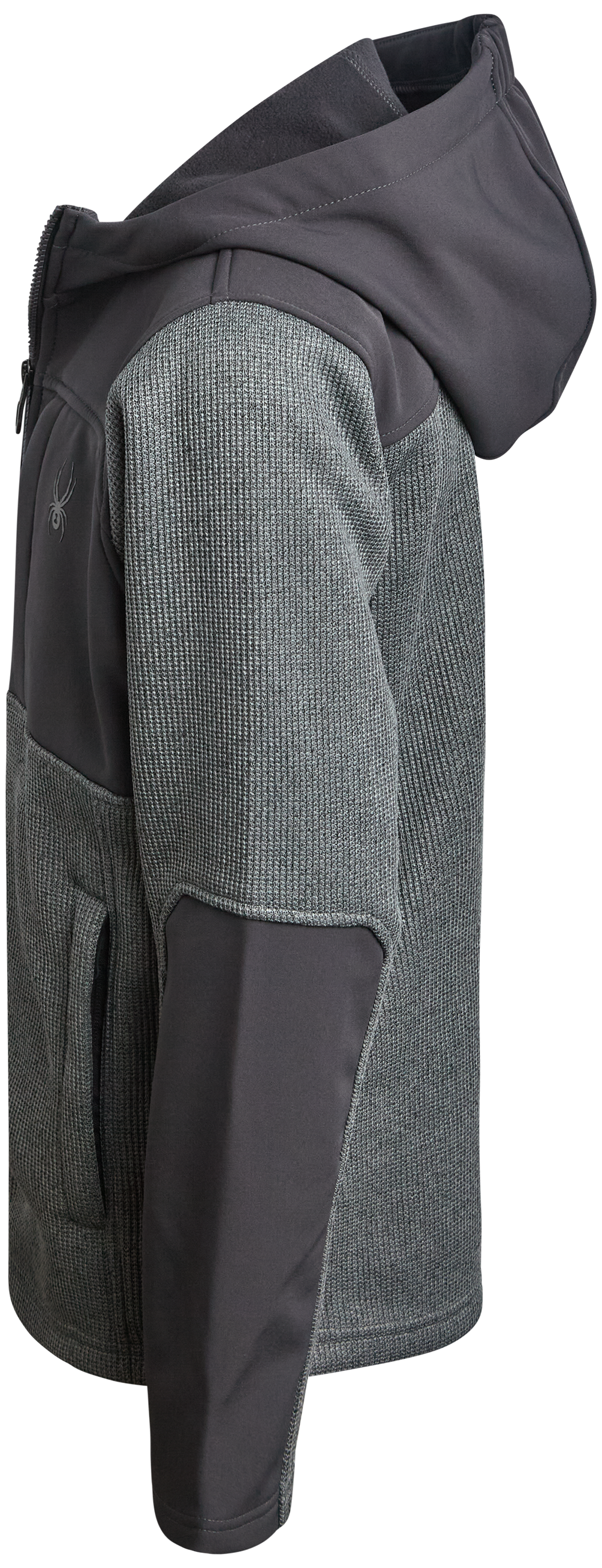 Spyder Boys' Sweater Fleece Jacket - Pewter