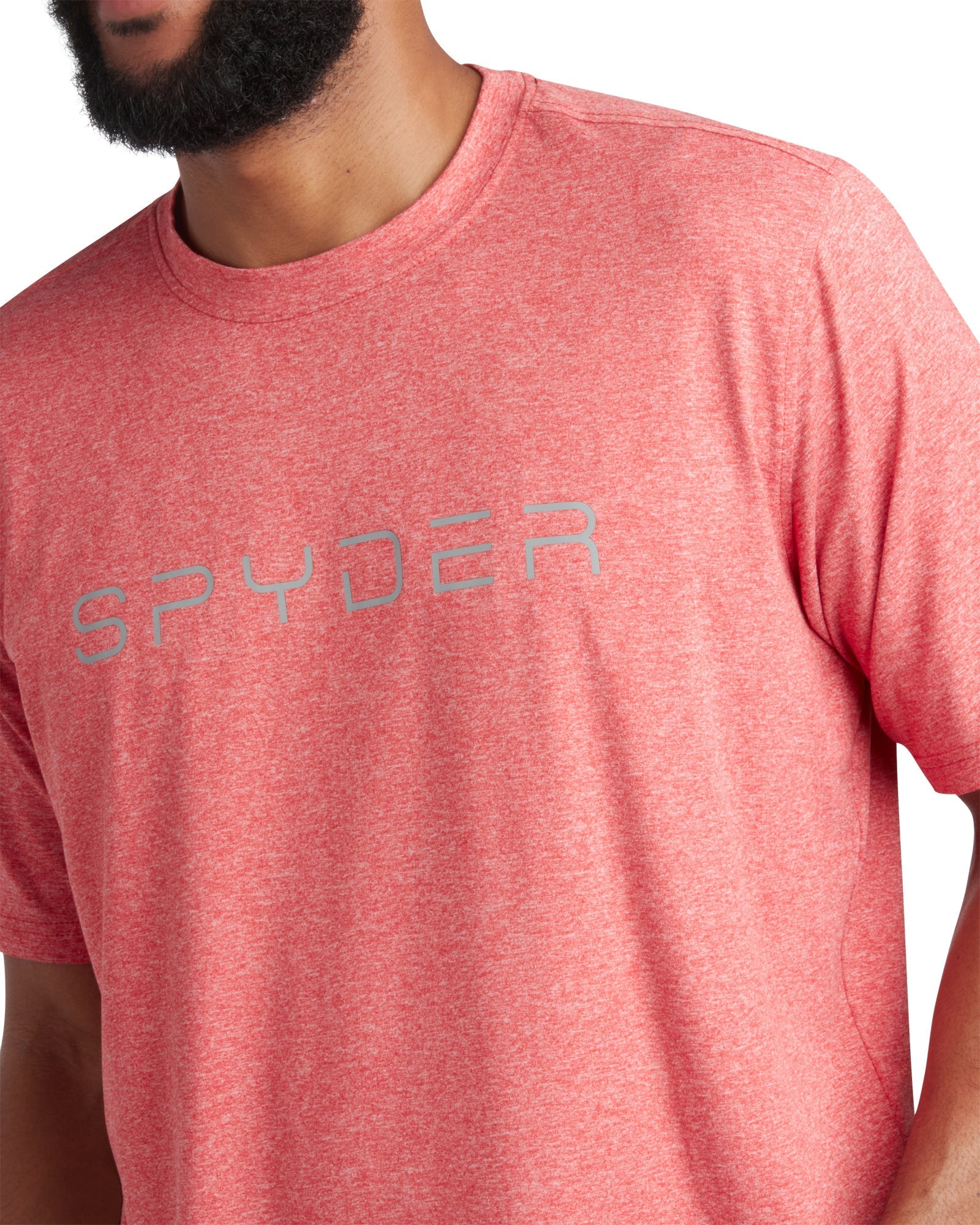 Spyder Men's Short Sleeve Wordmark Tee - Spyder Red