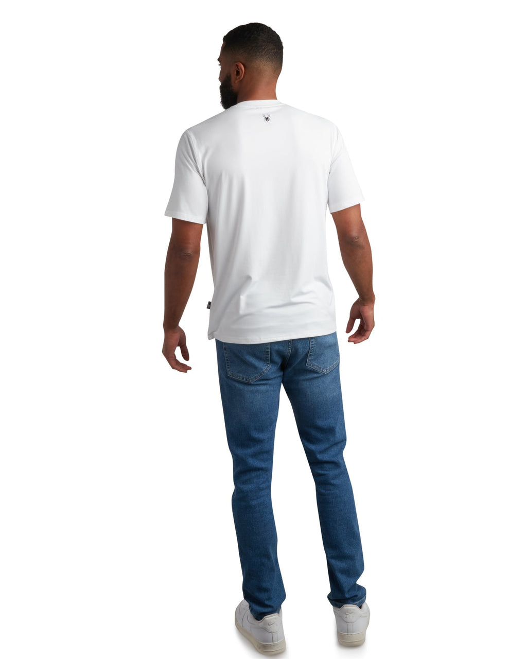 Spyder Men's Short Sleeve Wordmark - White