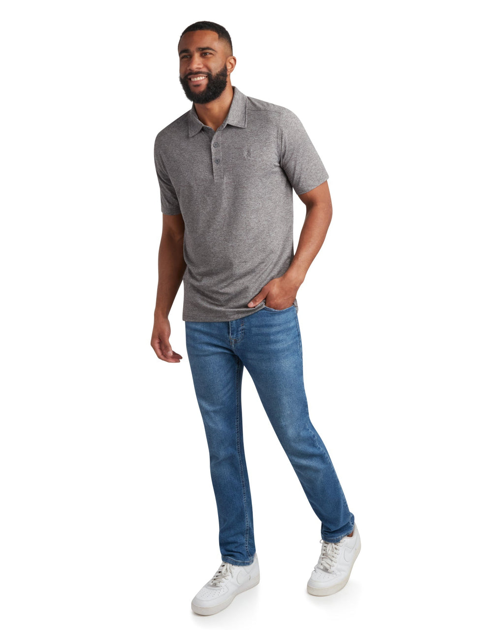 Spyder Men's Short Sleeve Jersey - Charcoal