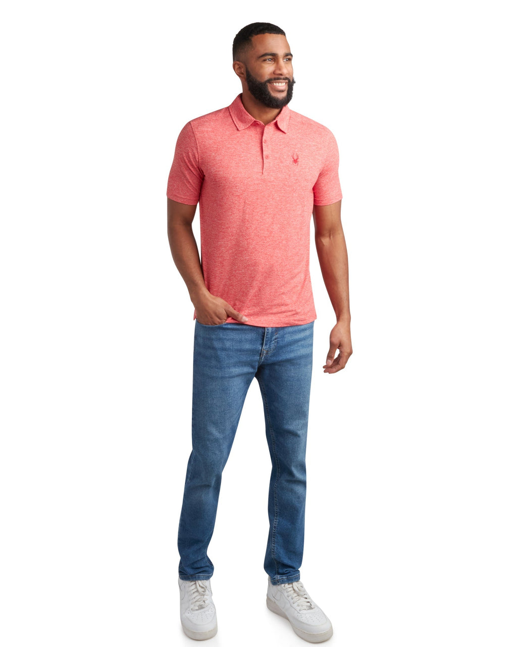 Spyder Men's Short Sleeve Jersey - Spyder Red