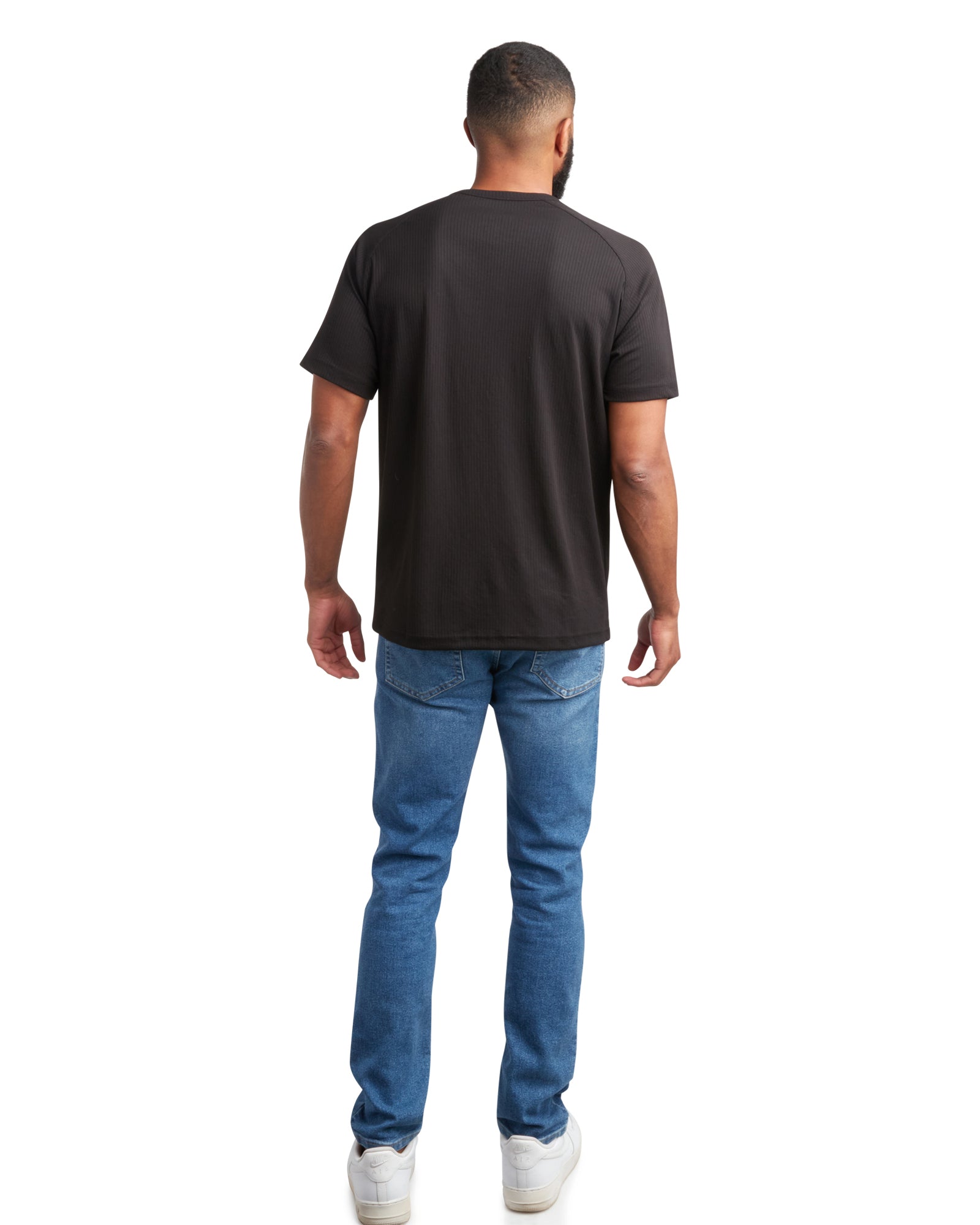 Spyder Men's Short Sleeve Henley - Black