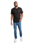 Spyder Men's Short Sleeve Henley - Black