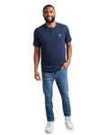 Spyder Men's Short Sleeve Henley - Navy