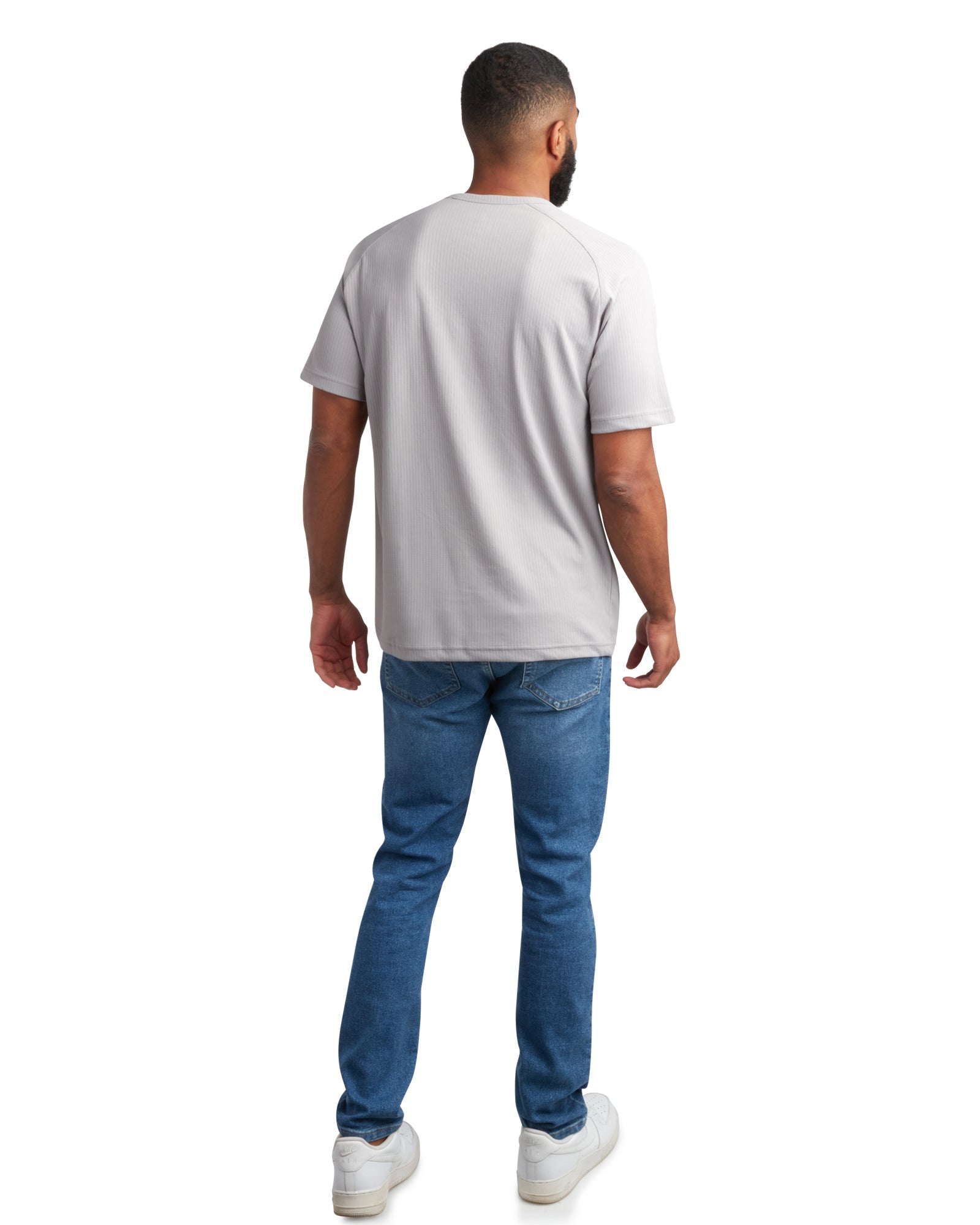 Spyder Men's Short Sleeve Henley - Pewter