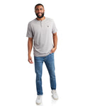 Spyder Men's Short Sleeve Henley - Pewter