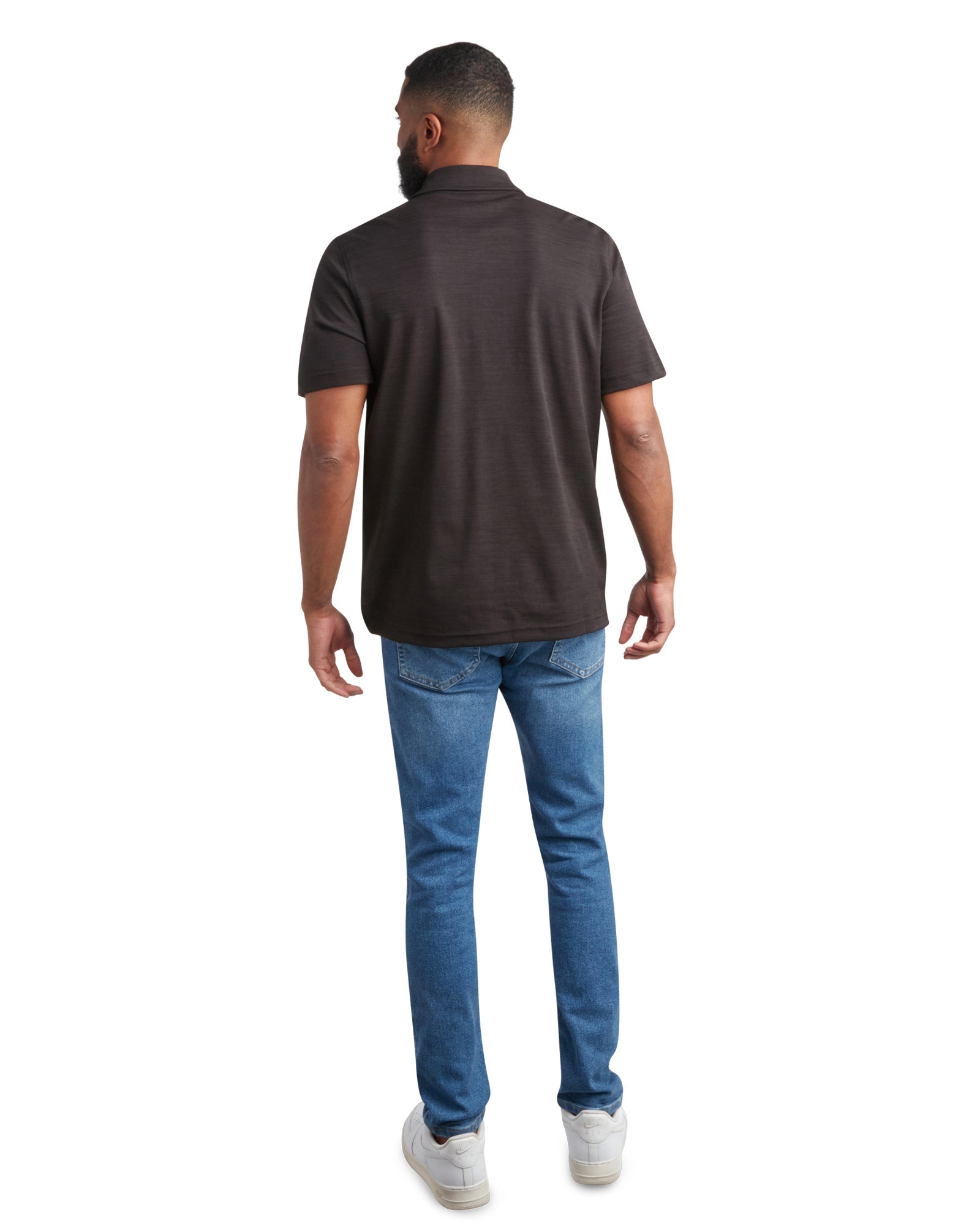 Spyder Men's Short Sleeve Tech Pique - Heather Black