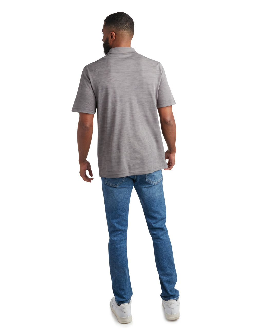 Spyder Men's Short Sleeve Tech Pique - Heather Grey