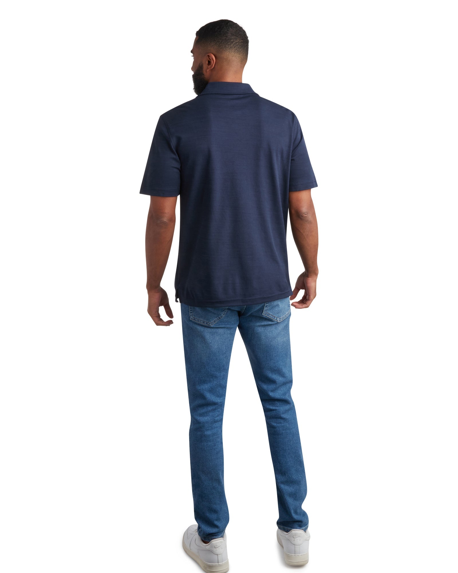 Spyder Men's Short Sleeve Tech Pique - Navy
