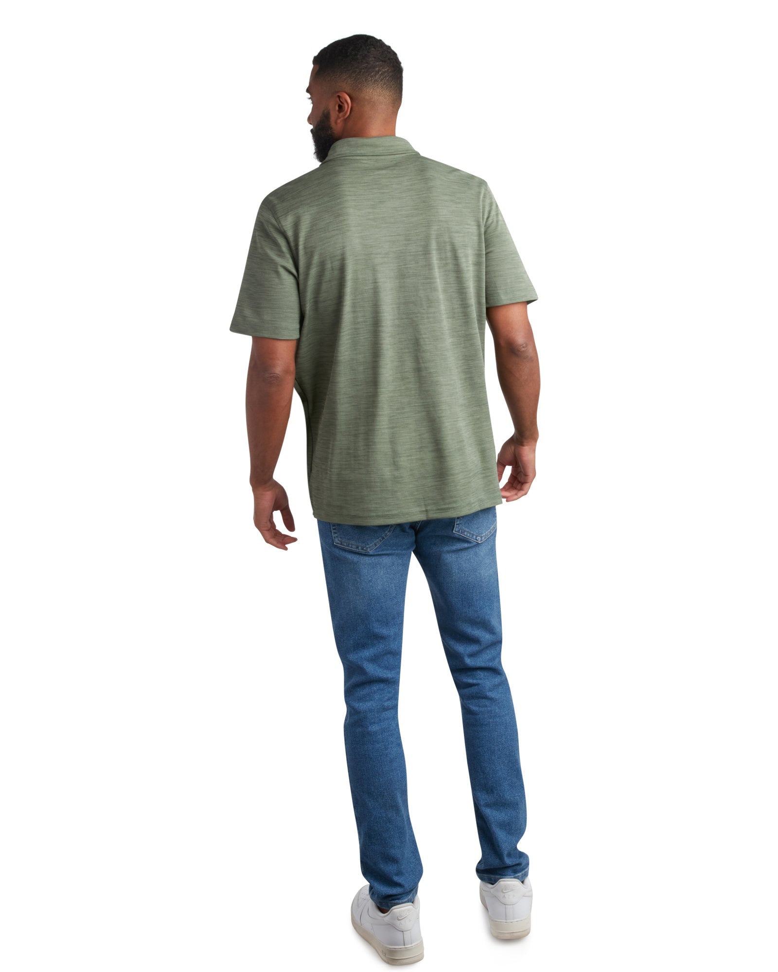 Spyder Men's Short Sleeve Tech Pique - Spruce Green