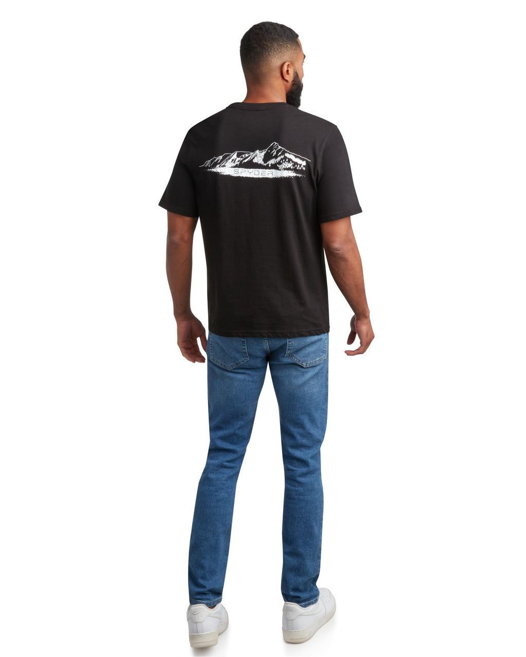 Spyder Men's Short Sleeve Mountain - Black