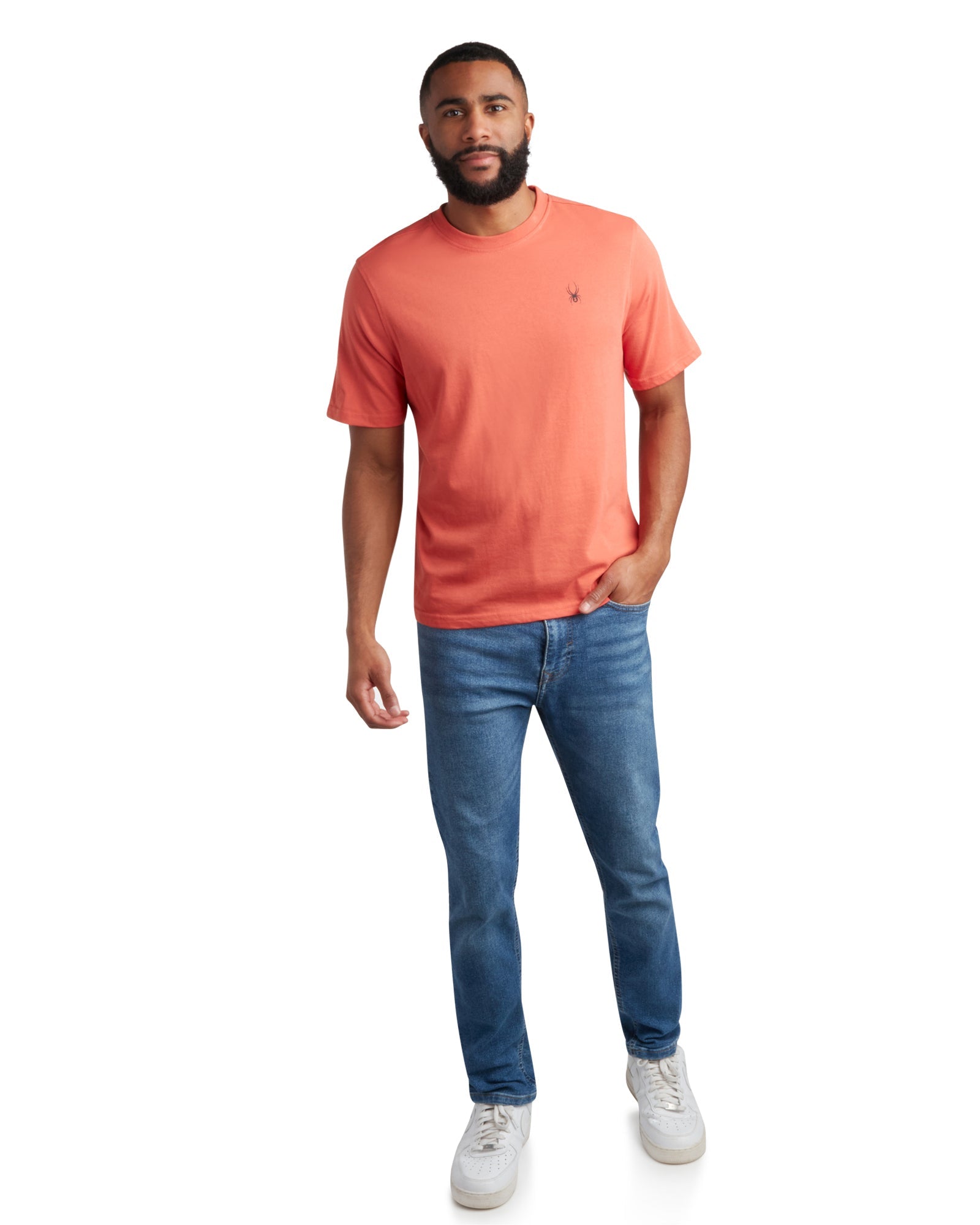 Spyder Men's Short Sleeve Mountain - Burnt Orange