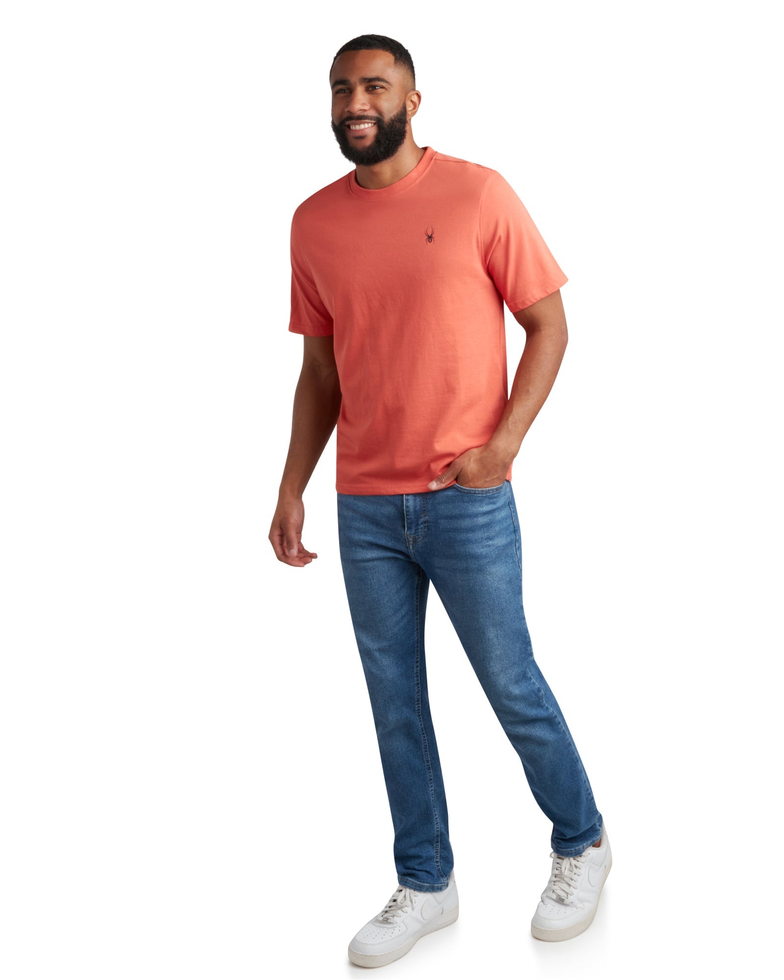 Spyder Men's Short Sleeve Mountain - Burnt Orange