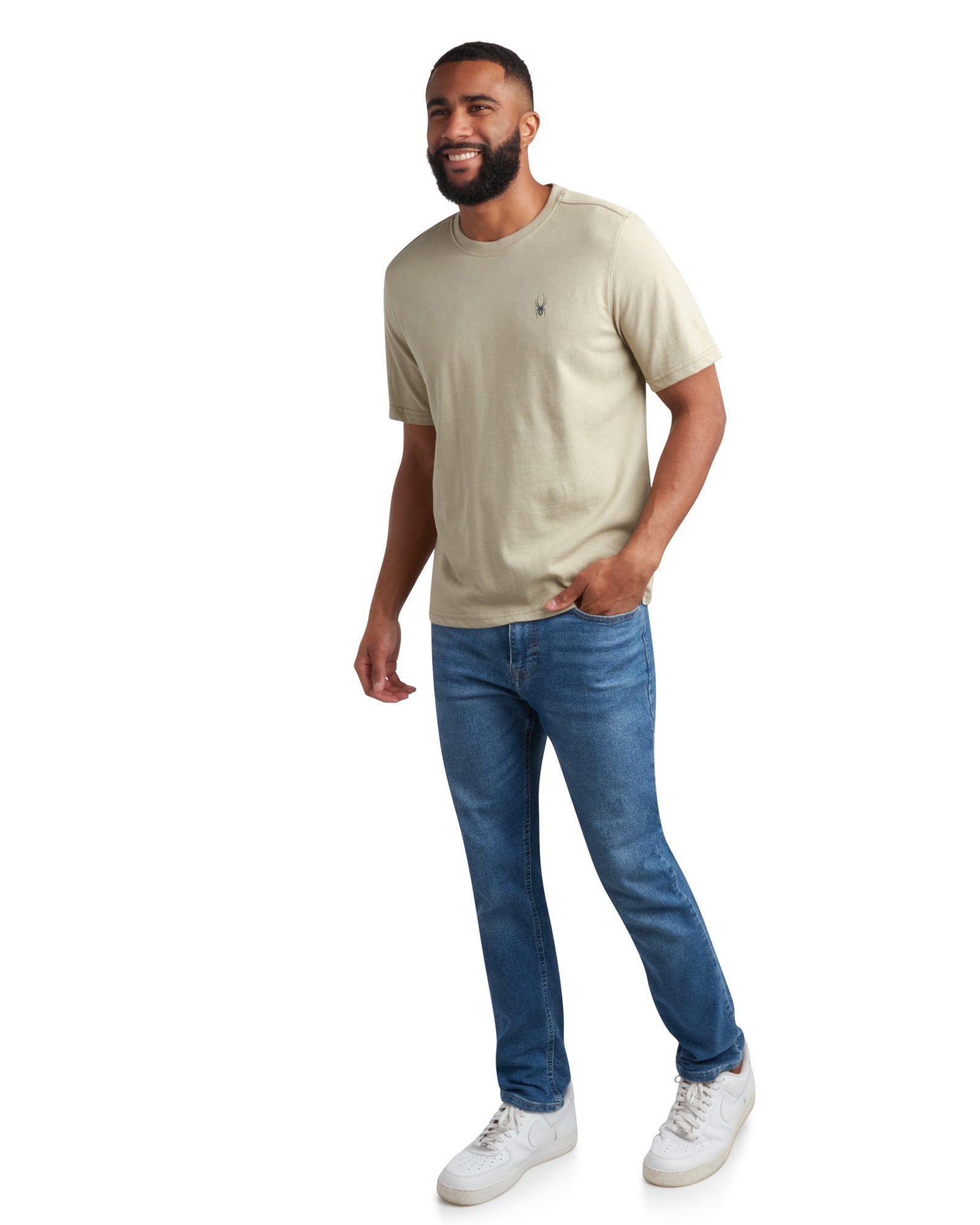 Spyder Men's Short Sleeve Mountain - Stone