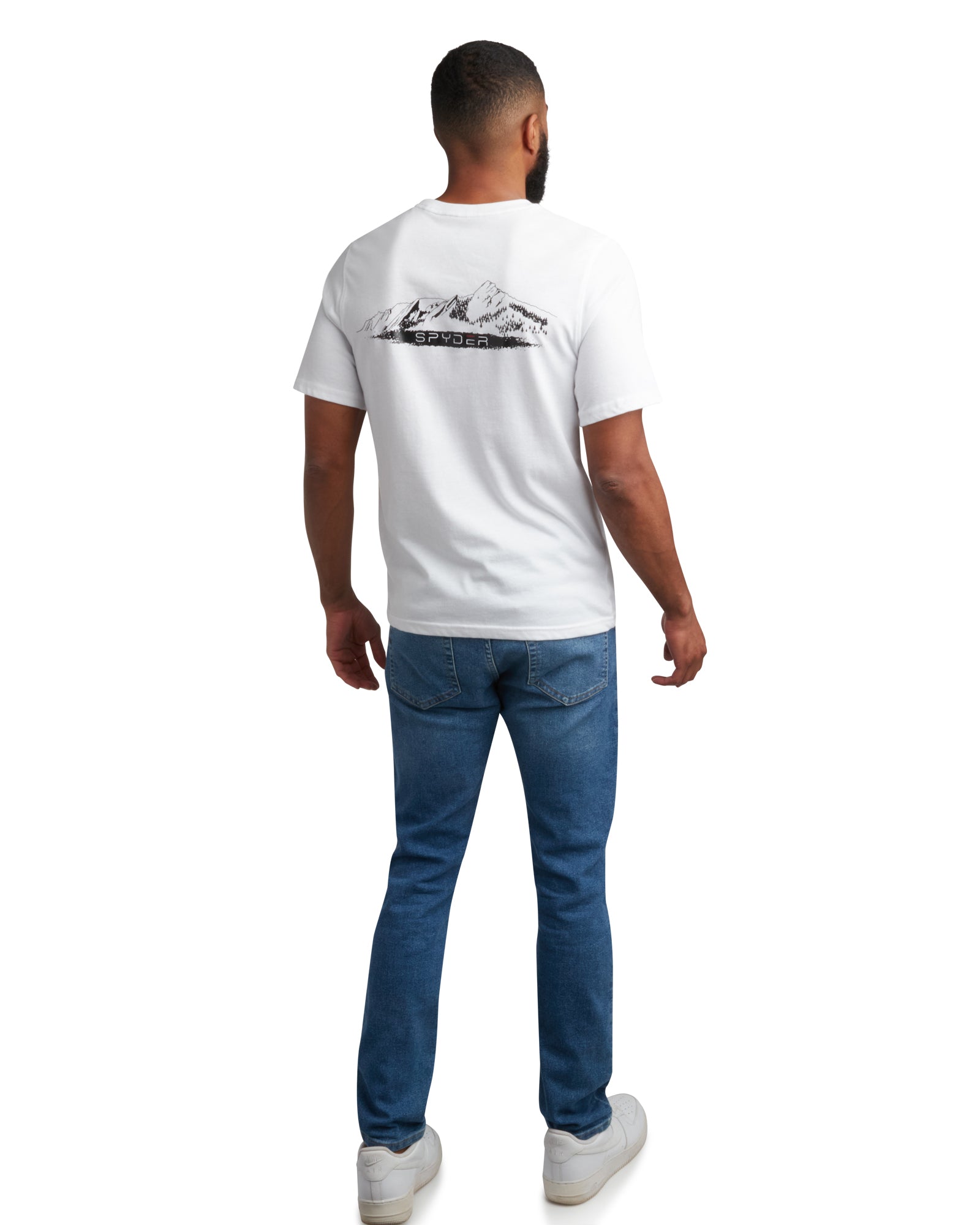 Spyder Men's Short Sleeve Mountain - White