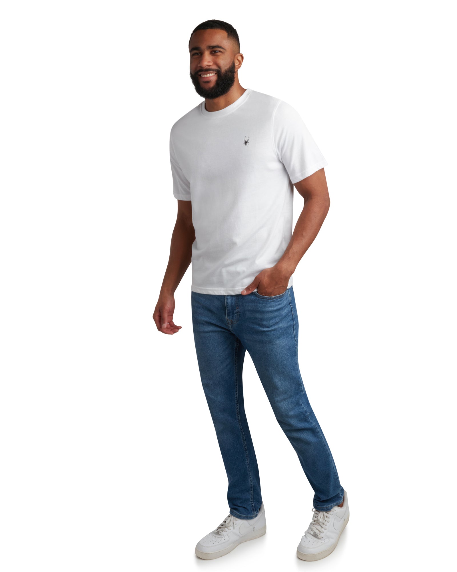 Spyder Men's Short Sleeve Mountain - White