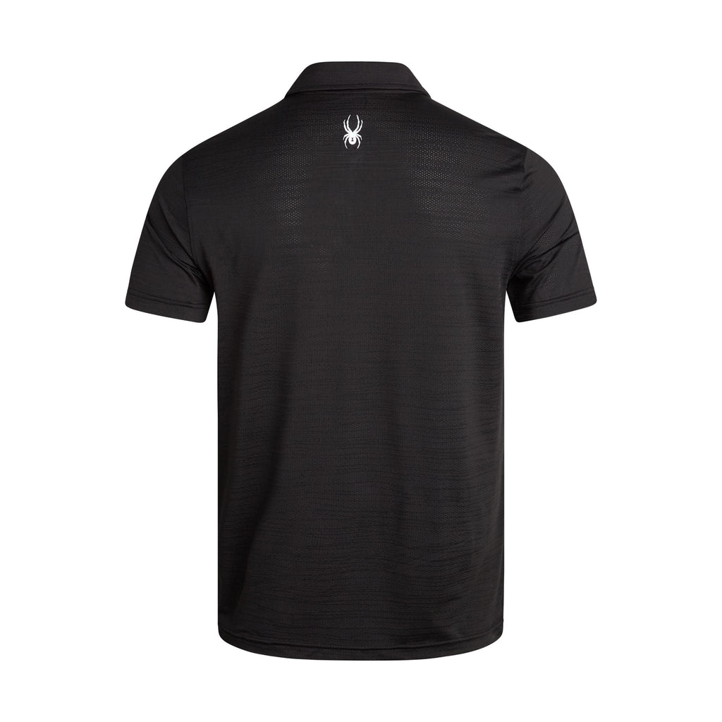 Spyder Men's Short Sleeve Jacquard - Black