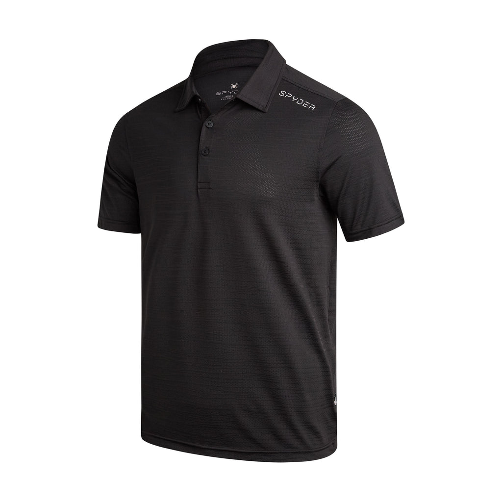 Spyder Men's Short Sleeve Jacquard - Black