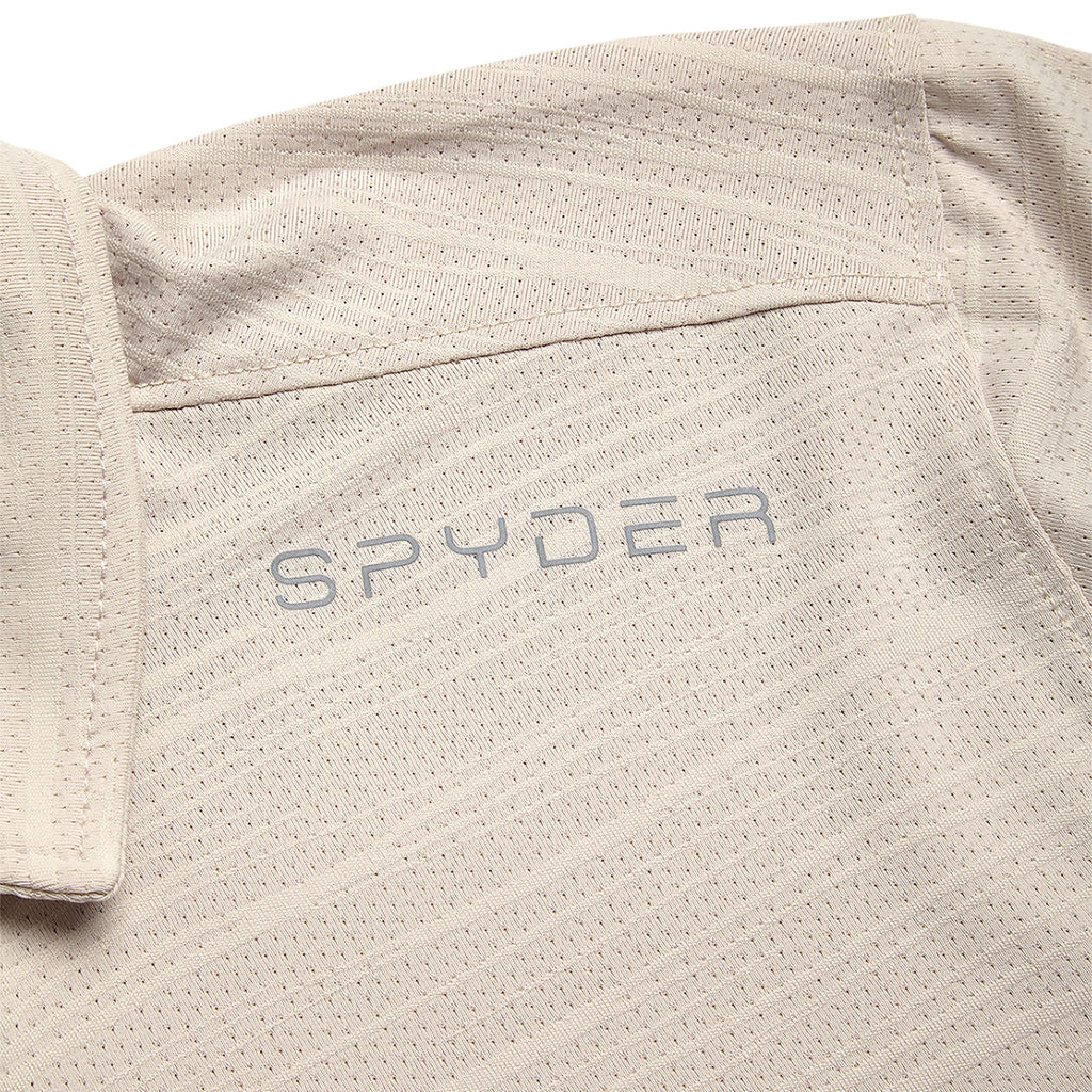 Spyder Men's Short Sleeve Jacquard - Bone