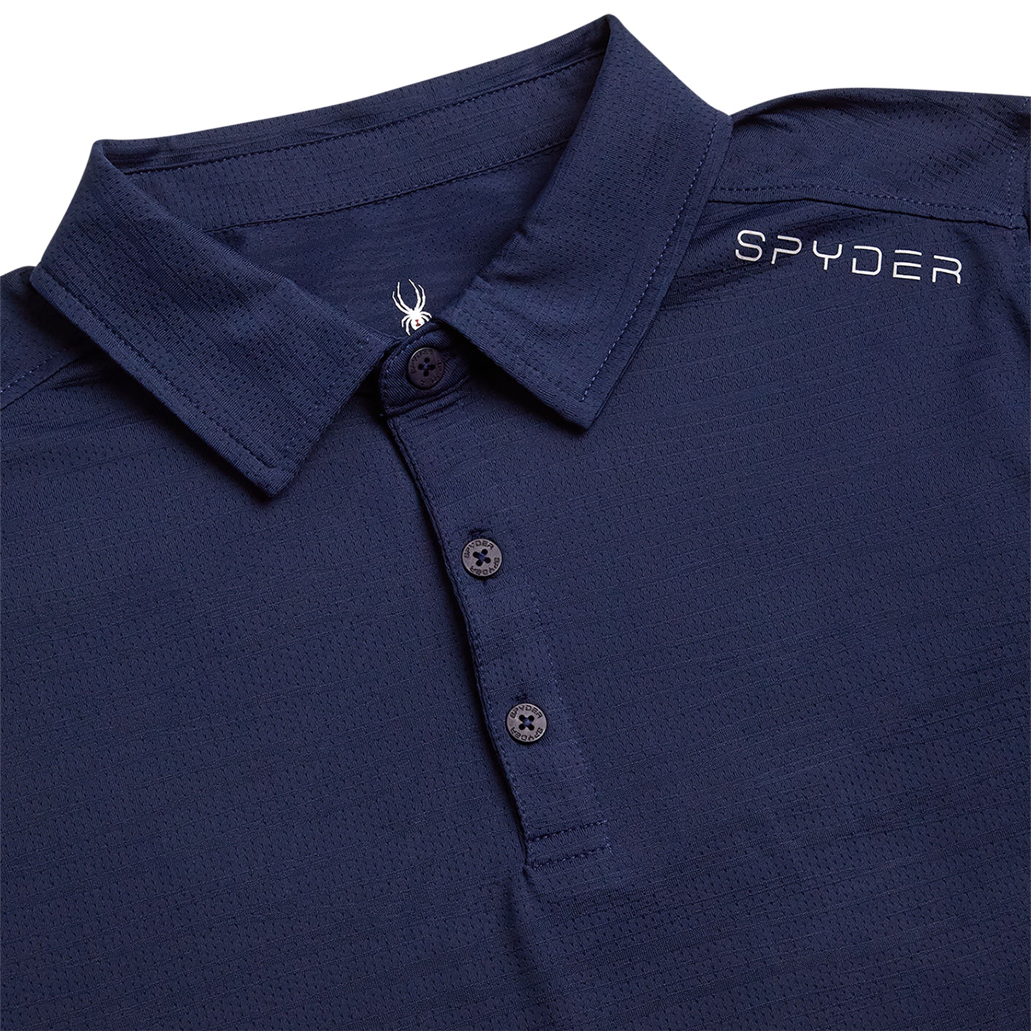 Spyder Men's Short Sleeve Jacquard - Navy