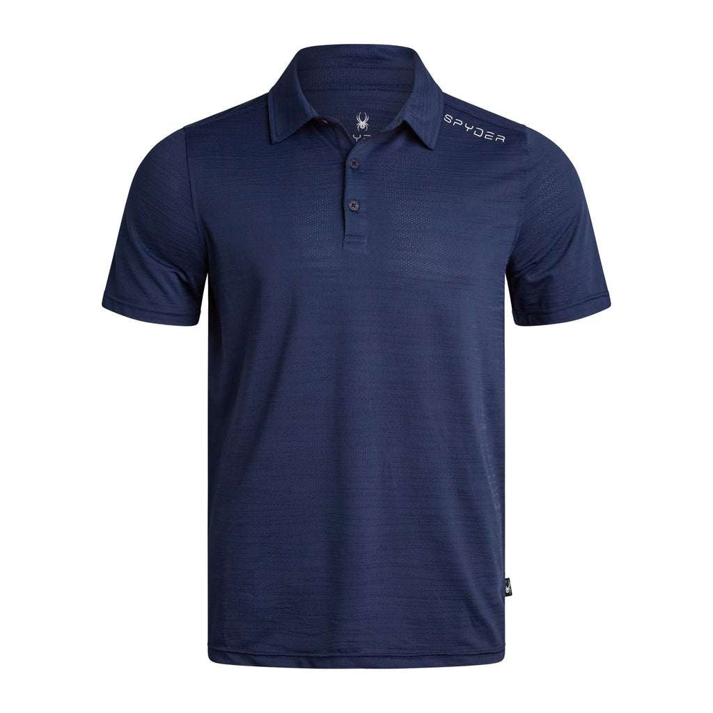 Spyder Men's Short Sleeve Jacquard - Navy