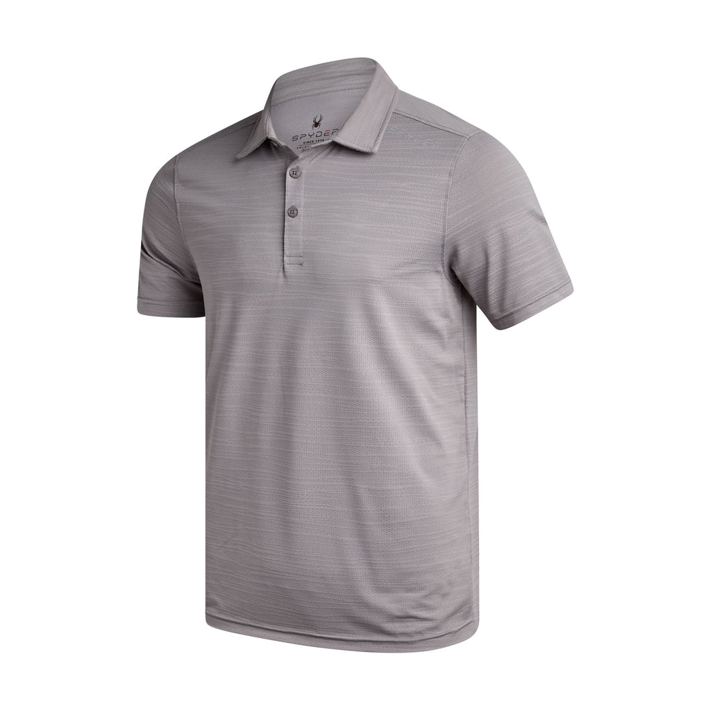 Spyder Men's Short Sleeve Jacquard - Pewter