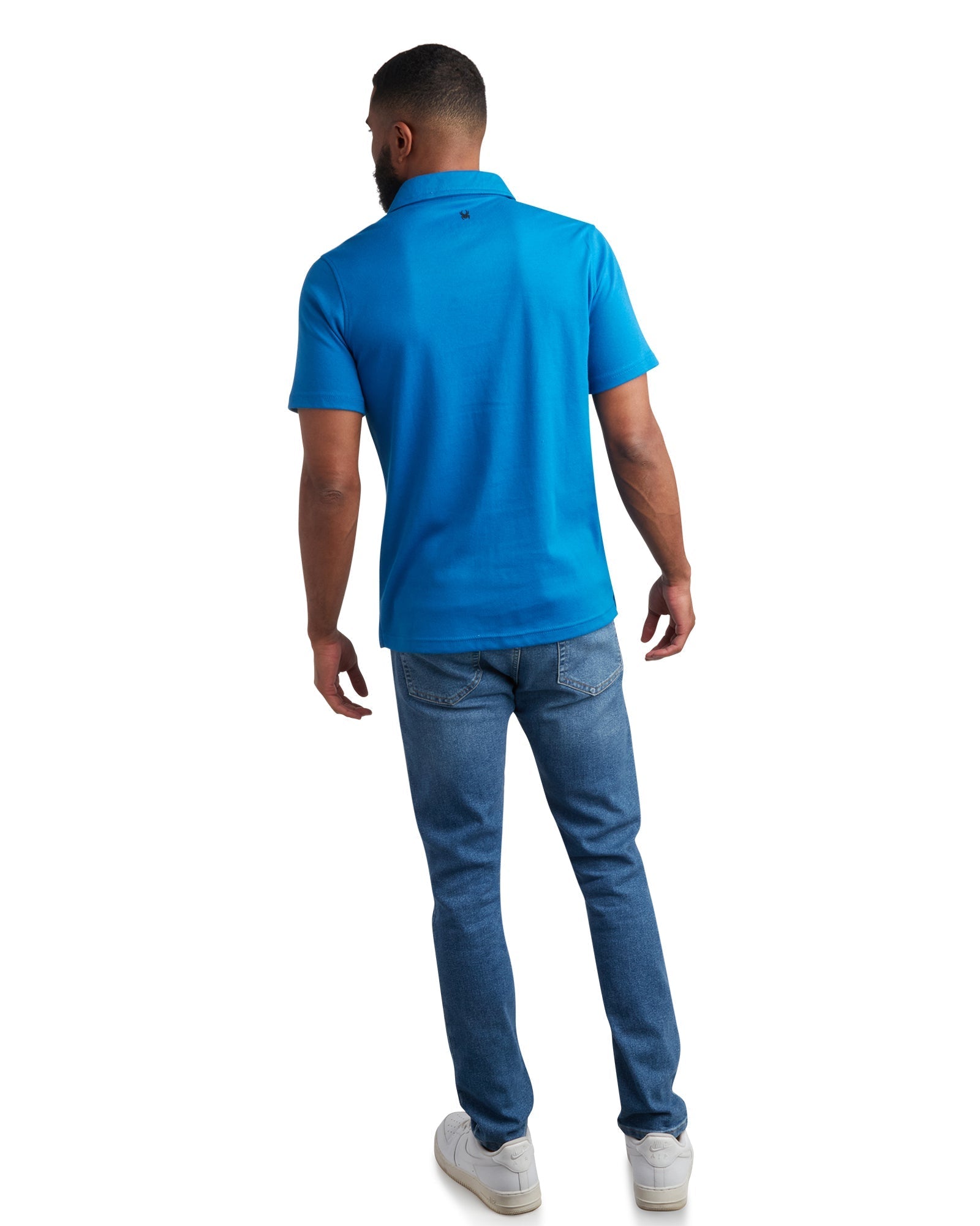 Spyder Men's Short Sleeve Interlock Color Block - Cobalt