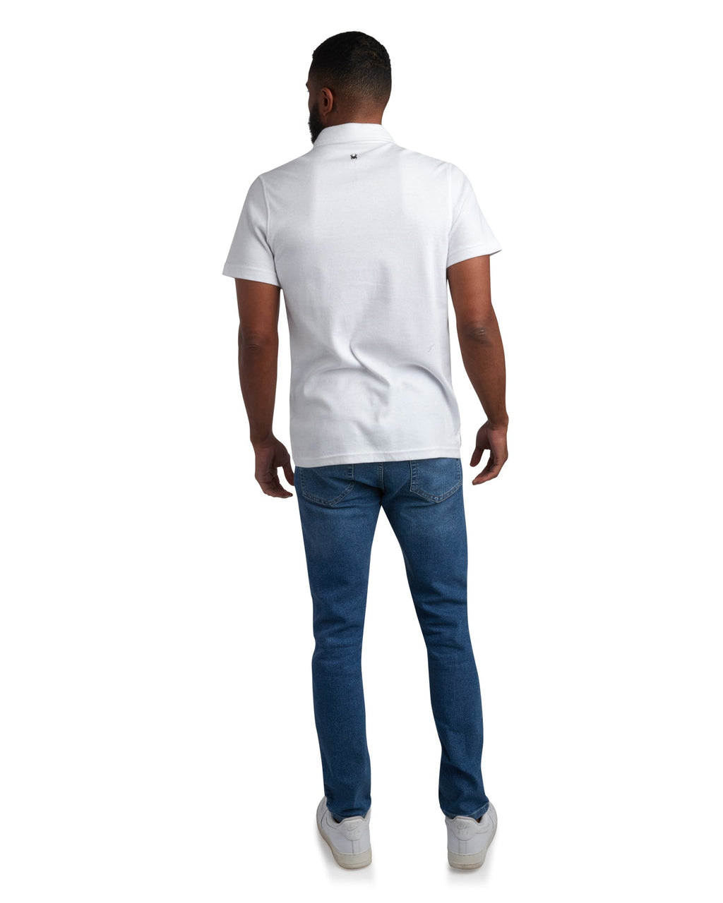 Spyder Men's Short Sleeve Interlock Color Block - White