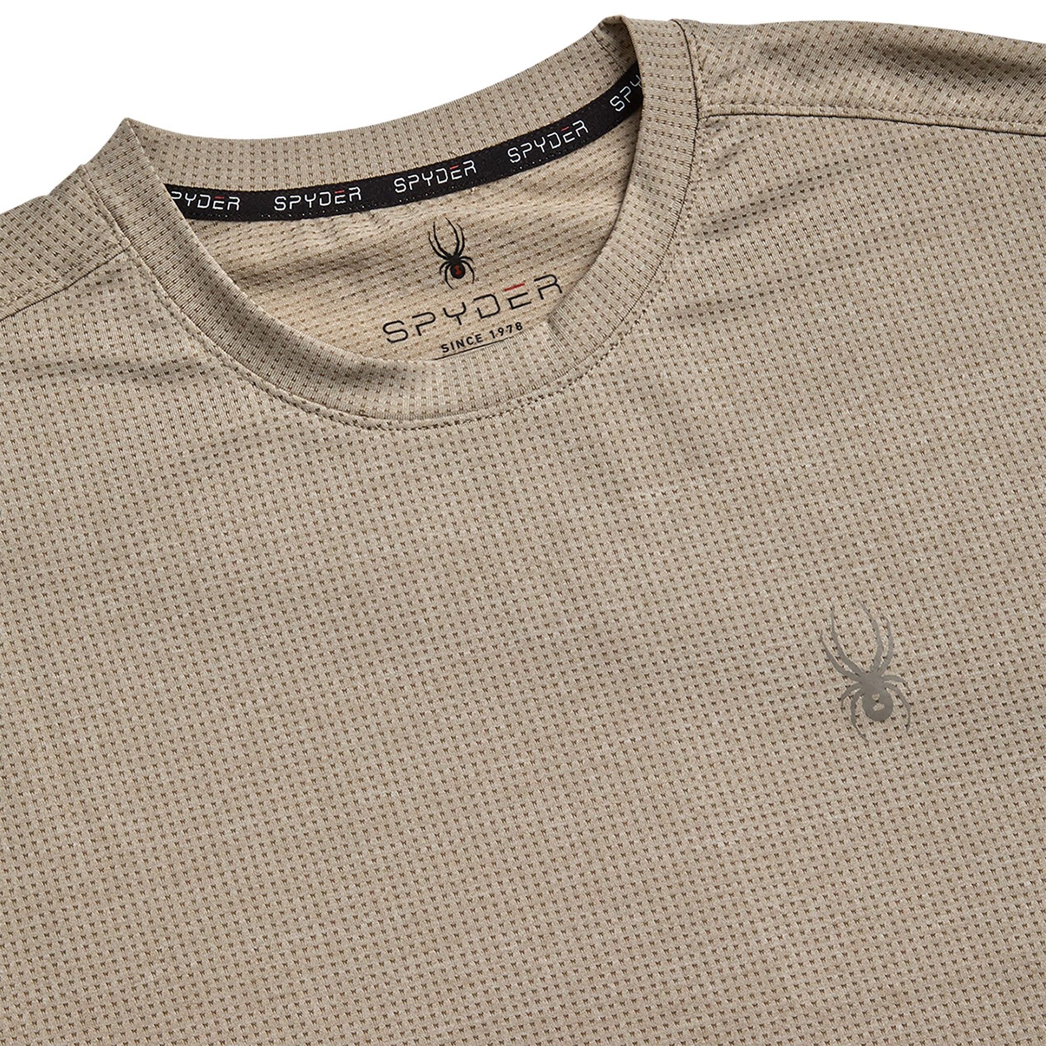 Spyder Men's Short Sleeve - Gravel