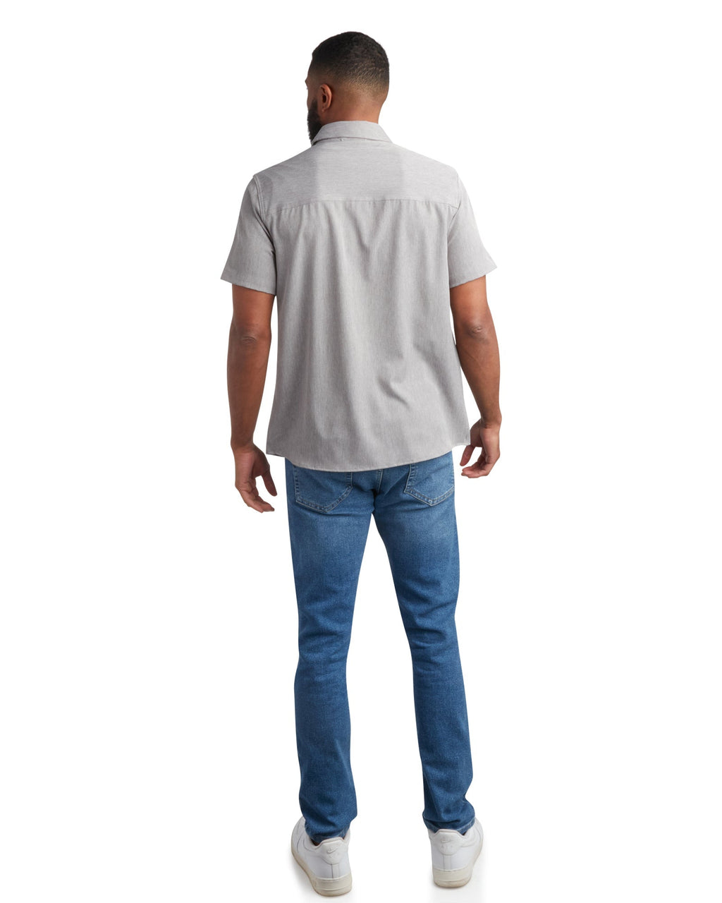 Spyder Men's Short Sleeve Mini Stripe - Grey