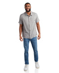 Spyder Men's Short Sleeve Mini Stripe - Grey